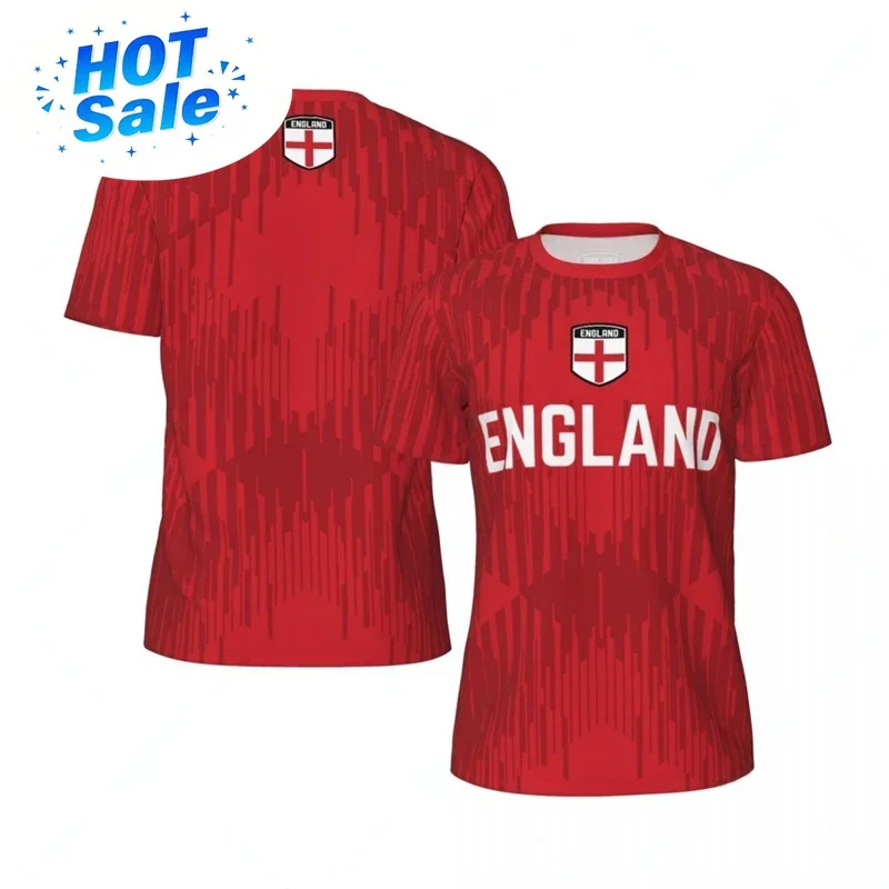 Badminton England - England Football Tshirt Men Quick Dry