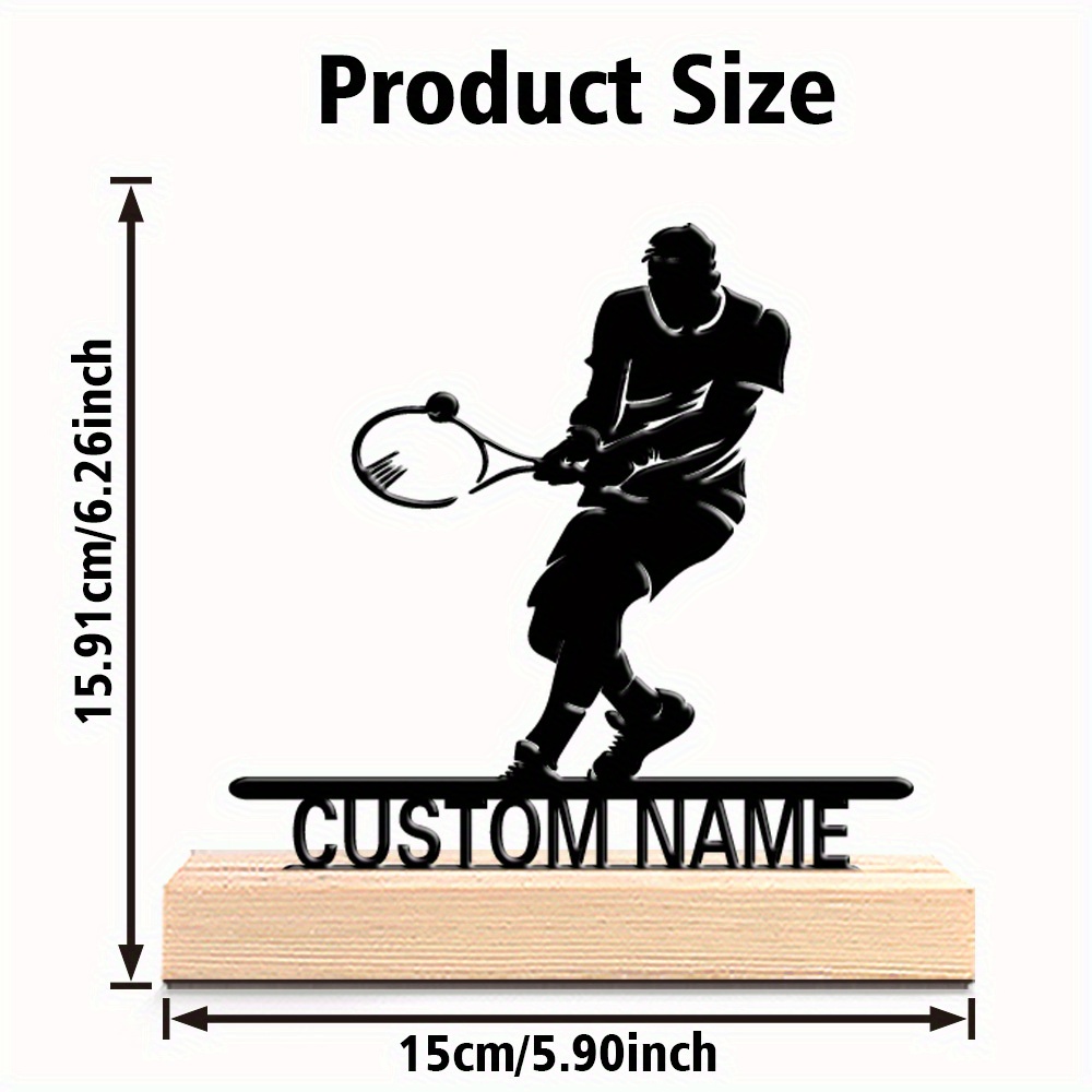 Personalized Tennis Player Met - огляд і ціна Badminton Player